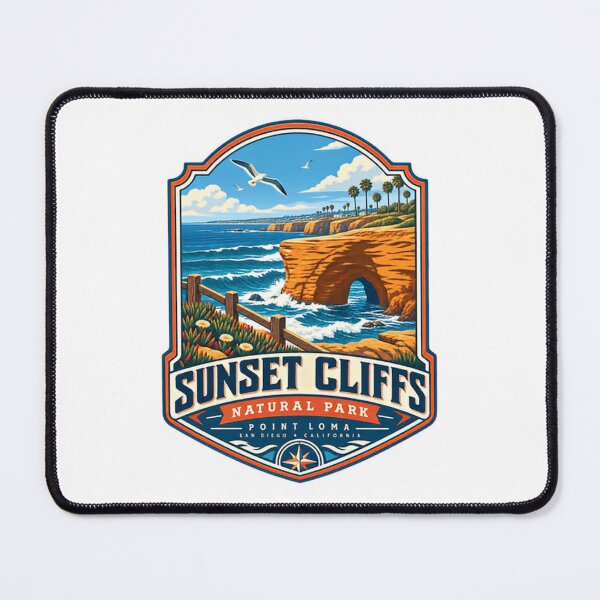 Item preview, Sunset Cliffs Natural Park Point Loma San Diego California Travel Souvenir designed and sold by Star3NowForMe.