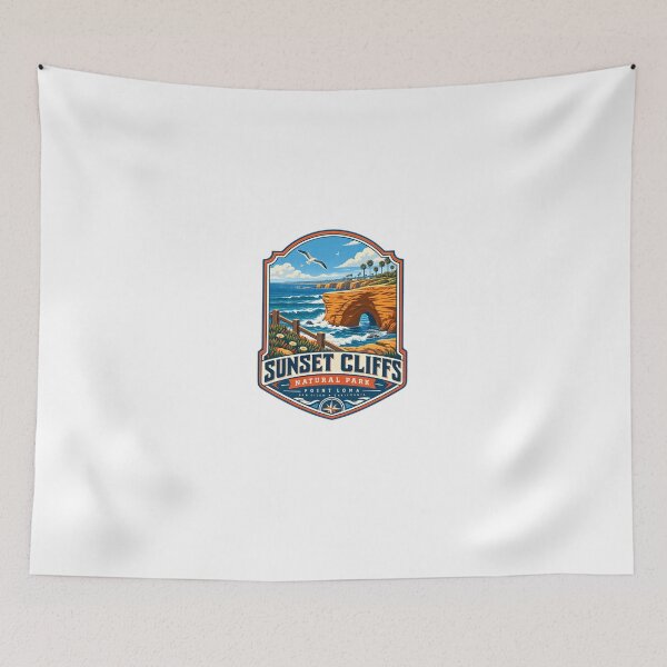 Item preview, Sunset Cliffs Natural Park Point Loma San Diego California Travel Souvenir designed and sold by Star3NowForMe.
