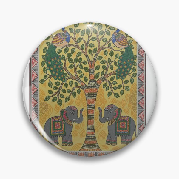 Artikelvorschau, Der Baum des Lebens | Traditionelle indische Madhubani-Kunst entworfen und verkauft von Sakshiartwork.