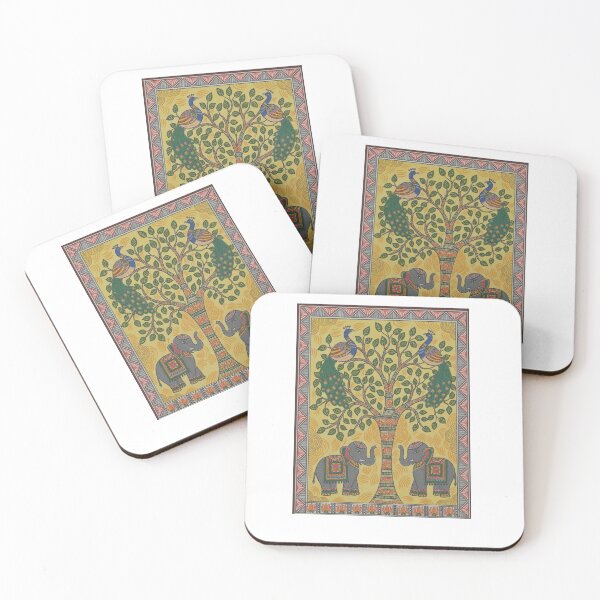 Item preview, The Tree of Life | Madhubani Traditional Indian Art  designed and sold by Sakshiartwork.