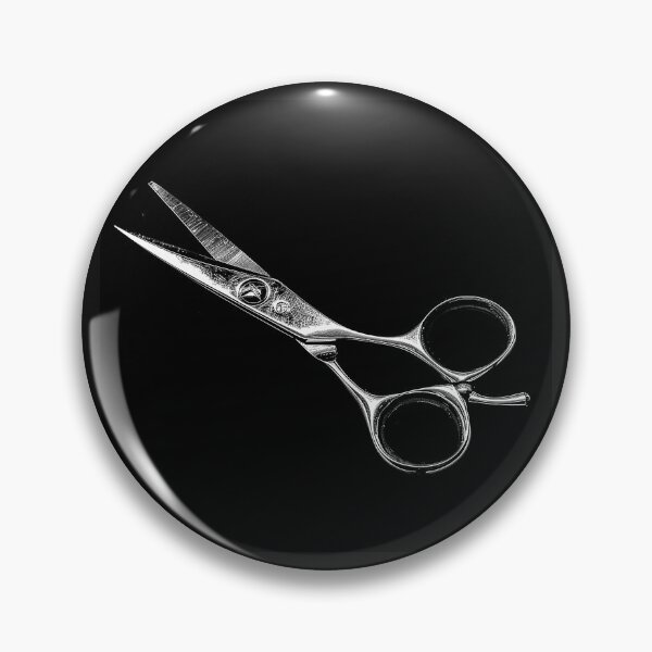 Item preview, Hairdressing Scissors Barber Salon Hairstylist Shears Monochrome Art designed and sold by inkoutninja.