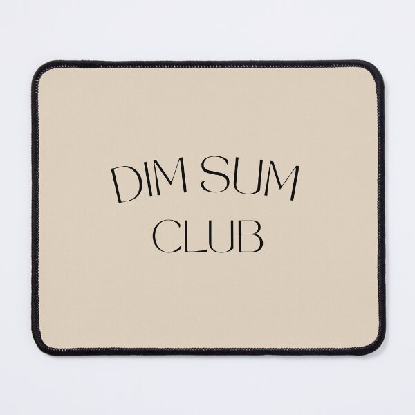 Item preview, Dim Sum Club Elegant Typography Aesthetic Sticker designed and sold by ArtisanPrintHk.