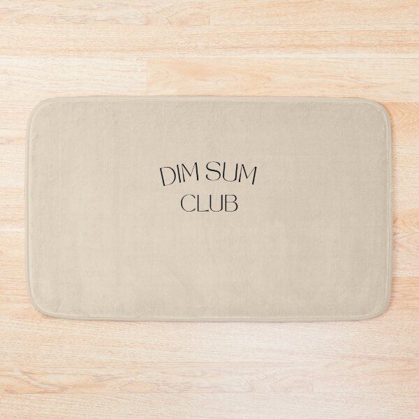 Item preview, Dim Sum Club Elegant Typography Aesthetic Sticker designed and sold by ArtisanPrintHk.