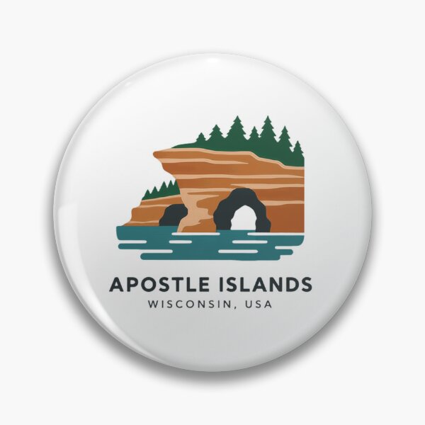 Item preview, Apostle Islands Wisconsin, USA National Lakeshore Travel Explorer designed and sold by Simsimah26Parks.