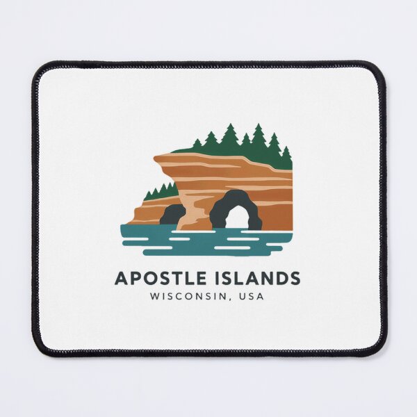 Item preview, Apostle Islands Wisconsin, USA National Lakeshore Travel Explorer designed and sold by Simsimah26Parks.