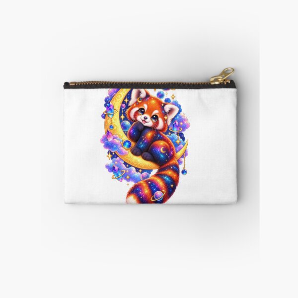 Item preview, Cosmic Red Panda Crescent Moon designed and sold by jgvisualarts.