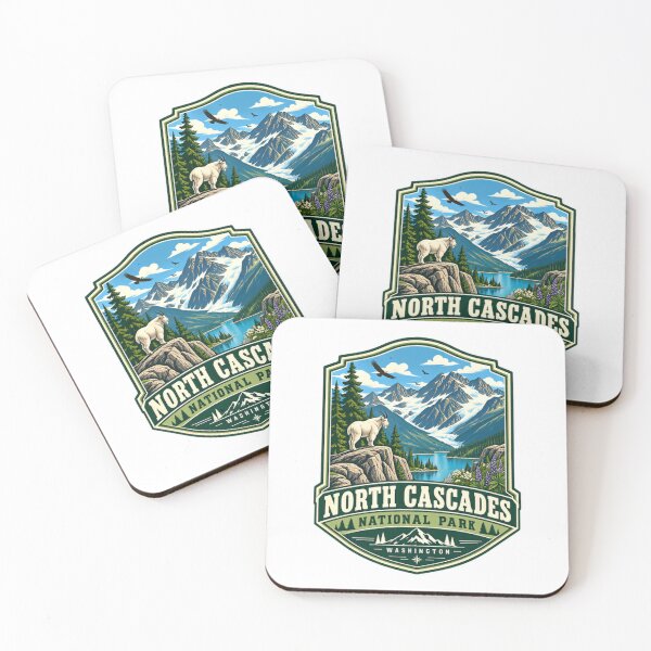 Item preview, North Cascades National Park Washington Travel Hiker Explorer Nature Lover designed and sold by Star3NowForMe.
