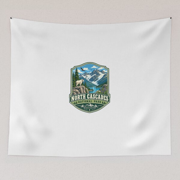 Item preview, North Cascades National Park Washington Travel Hiker Explorer Nature Lover designed and sold by Star3NowForMe.