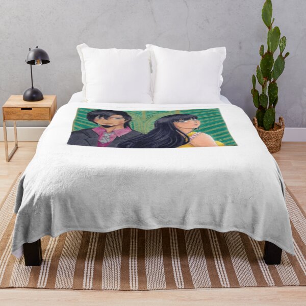 Item preview, Stylish Retro Manga Couple Portrait designed and sold by Byhergawaa.