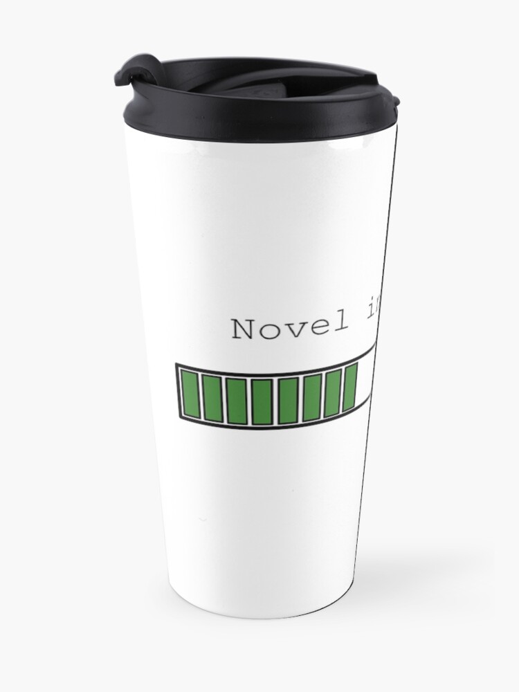 Alternate view of Novel in Progress Travel Mug