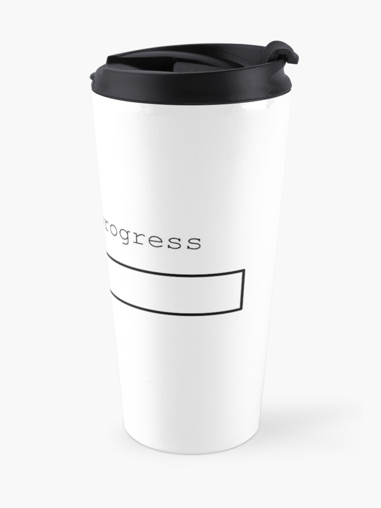 Alternate view of Novel in Progress Travel Mug