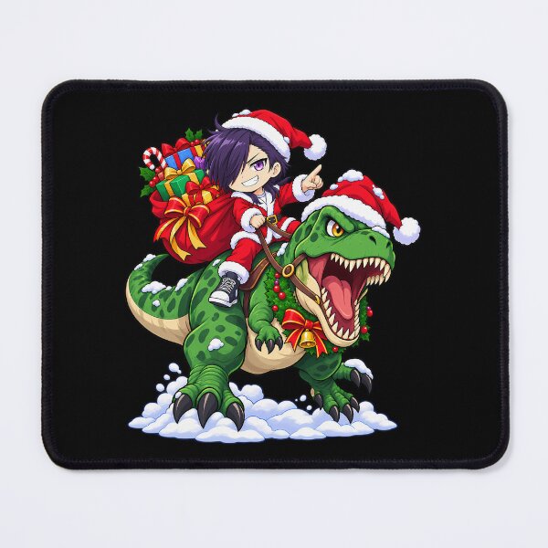 Item preview, Hanzo Urushihara Devil Part Timer Christmas T Rex Ride designed and sold by SolenneAzur.