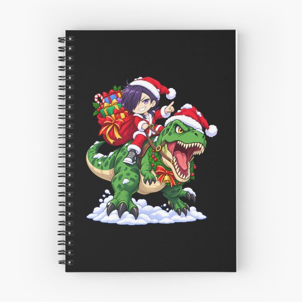 Item preview, Hanzo Urushihara Devil Part Timer Christmas T Rex Ride designed and sold by SolenneAzur.