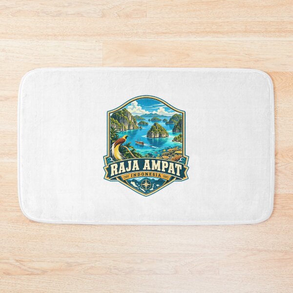 Item preview, Raja Ampat Indonesia Travel Destination Vacation Adventurer designed and sold by Star3NowForMe.