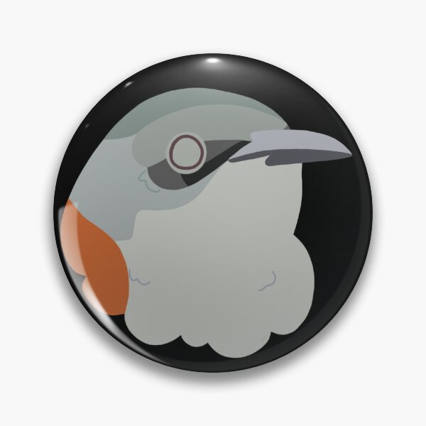 Item preview, CBS Sticker - Female Mascarene Paradise Flycatcher designed and sold by ClumsyPillbug.