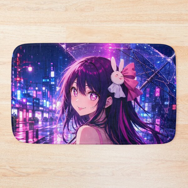 Item preview, Ai Hoshino Oshi no Ko Neon Rainy Night designed and sold by SolenneAzur.