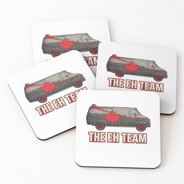 Item preview, The Eh Team Funny Canadian Pun Retro 80s Action Van designed and sold by ZaDonShop.