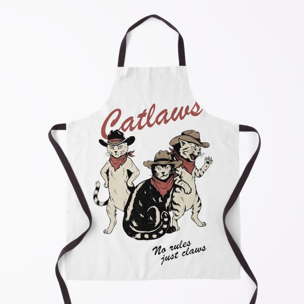Item preview, Catlaws Cowboy Cats Western Outlaw Funny Retro Feline Graphic designed and sold by InOtterNew.