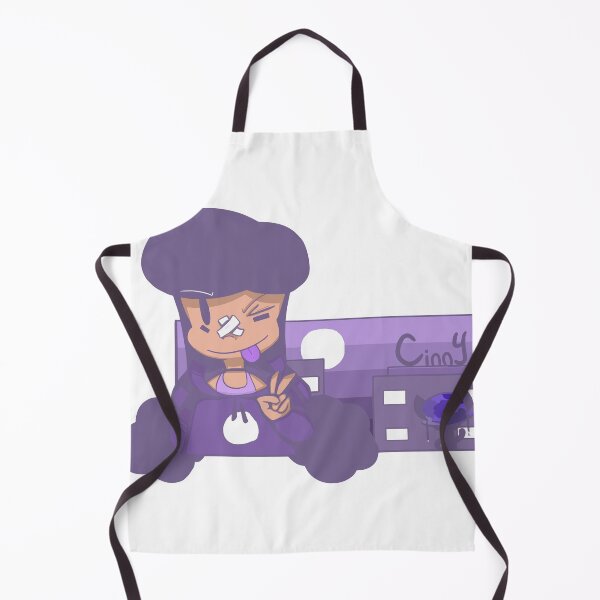 Item preview, Purple Hair Girl Flashing Peace Sign designed and sold by Setaraxia.