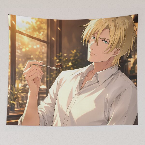 Item preview, Ash Lynx Banana Fish Sunset Cafe designed and sold by SolenneAzur.