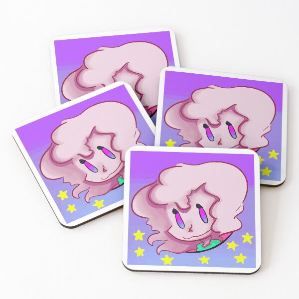 Item preview, Pink Hair Character Head With Stars designed and sold by Setaraxia.