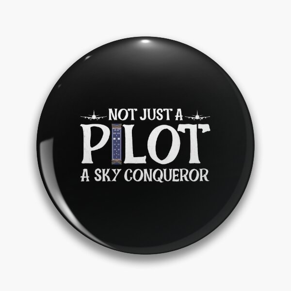 Item preview, Not Just a Pilot A Sky Conqueror TARDIS Aviation Graphic designed and sold by hippleviquayle.