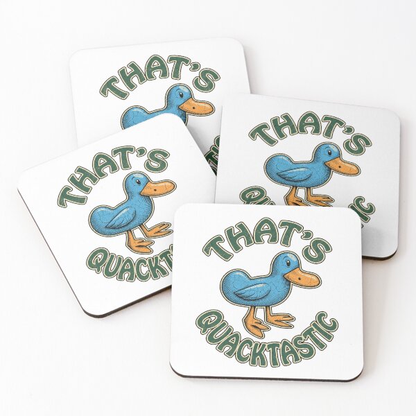 Item preview, Thats Quacktastic Funny Blue Duck Retro Pun designed and sold by ZaDonShop.