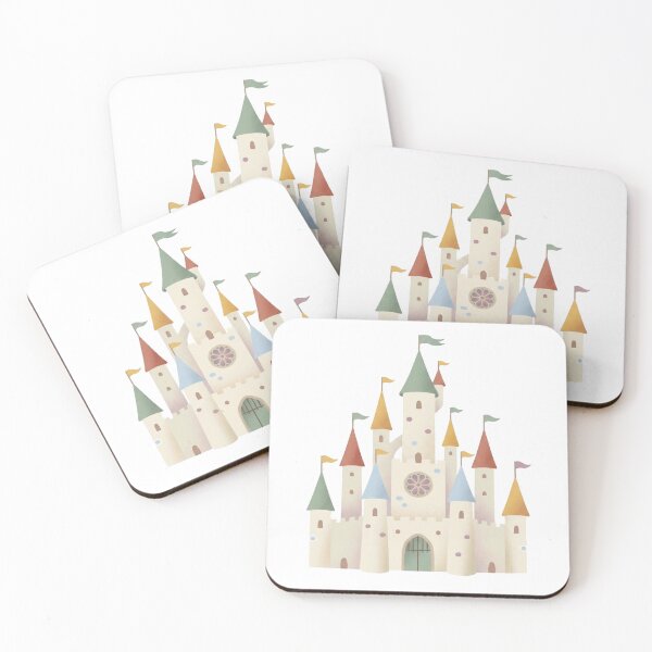 Item preview, Whimsical Fairytale Castle – Minimalist Fantasy Kingdom Art designed and sold by meghnad.