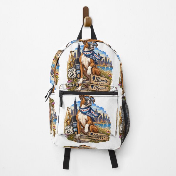 Item preview, Illinois Chicago Blues Dog designed and sold by Whimspired By Paxx.