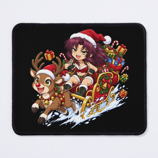 Item preview, Revy Black Lagoon Christmas Reindeer Sleigh Ride designed and sold by SolenneAzur.