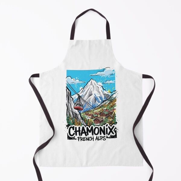 Item preview, Chamonix Mont Blanc French Alps Travel Art designed and sold by Merch by Das Design Studio.