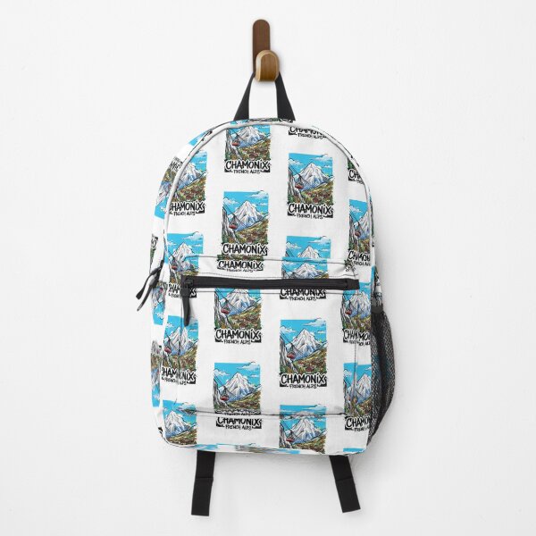 Item preview, Chamonix Mont Blanc French Alps Travel Art designed and sold by Merch by Das Design Studio.
