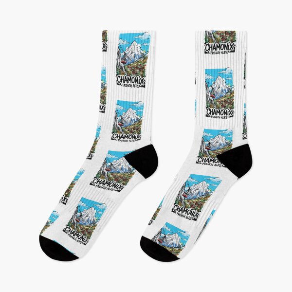 Item preview, Chamonix Mont Blanc French Alps Travel Art designed and sold by Merch by Das Design Studio.