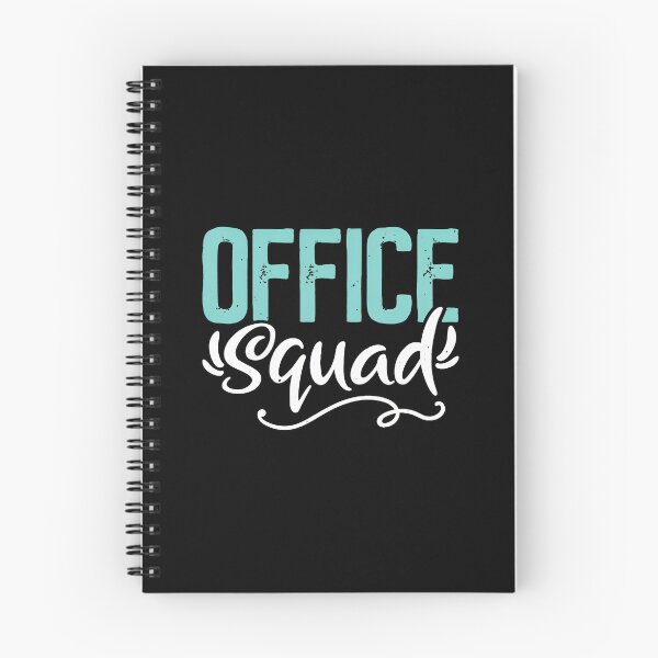 Item preview, Office Squad Aqua & White Script Design designed and sold by fussyrhobin.