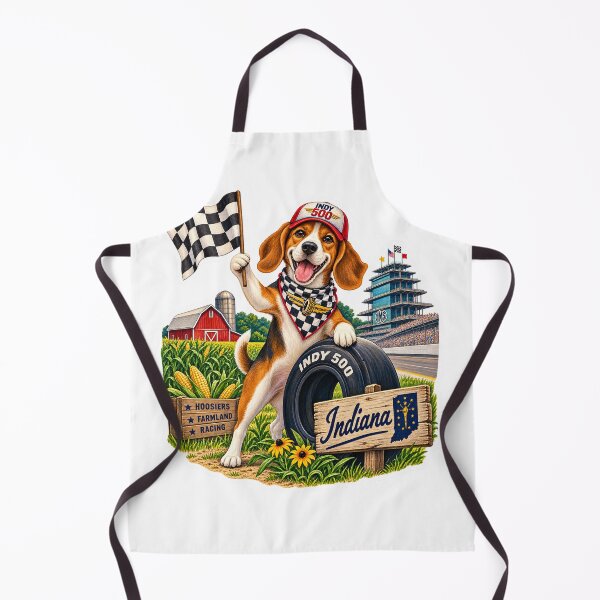 Item preview, Indiana Racing Spirit Dog designed and sold by Whimspired By Paxx.