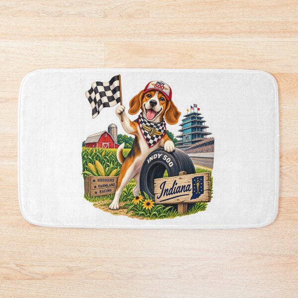Item preview, Indiana Racing Spirit Dog designed and sold by Whimspired By Paxx.