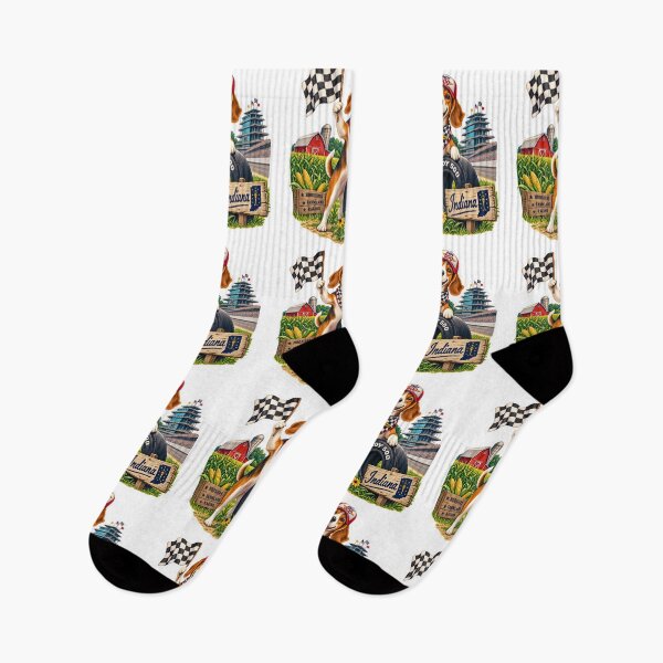 Item preview, Indiana Racing Spirit Dog designed and sold by Whimspired By Paxx.