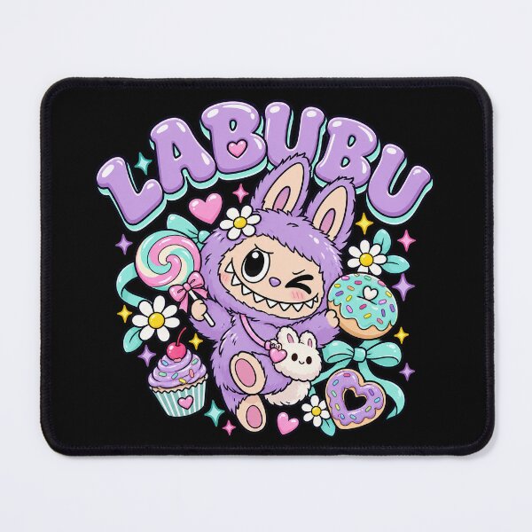 Item preview, Labubu THE MONSTER, Cute Purple Labubu Kawaii Candy Monster Aesthetic designed and sold by graphic-genie.