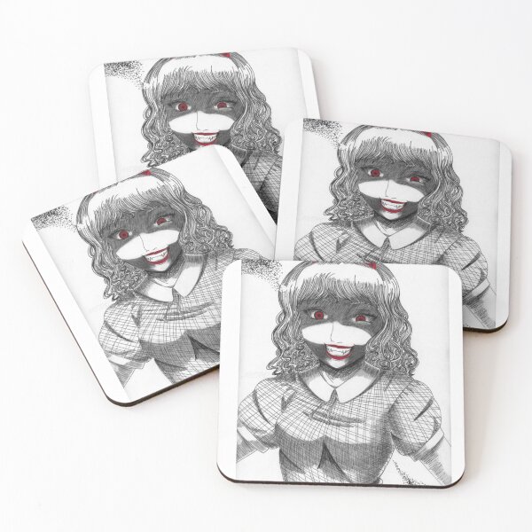 Item preview, Creepy Gothic Manga Girl Portrait designed and sold by Byhergawaa.