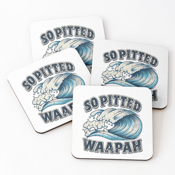Item preview, So Pitted Waapah Funny Surfer Meme Retro Wave designed and sold by ZaDonShop.