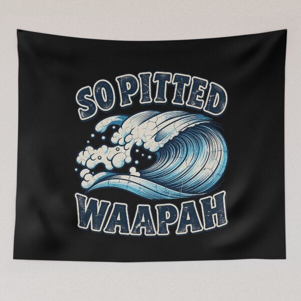 Item preview, So Pitted Waapah Funny Surfer Meme Retro Wave designed and sold by ZaDonShop.
