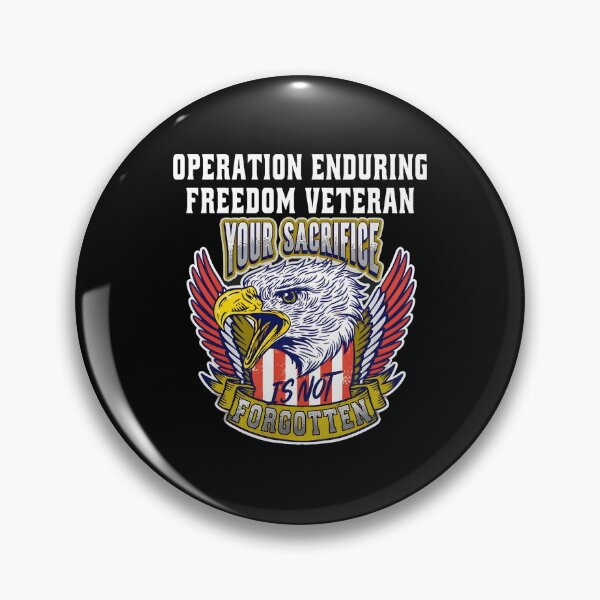 Item preview, Operation Enduring Freedom Veteran Eagle designed and sold by raidscdabne.