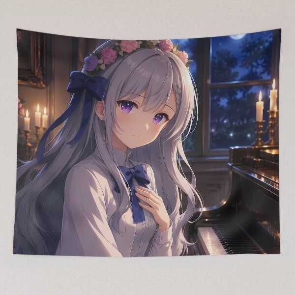 Item preview, Euphyllia Magenta Tenten Kakumei Moonlit Piano Serenade designed and sold by SolenneAzur.