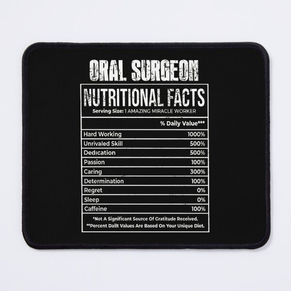 Item preview, Oral Surgeon Nutritional Facts Label Humorous Gift designed and sold by veaterkothe.