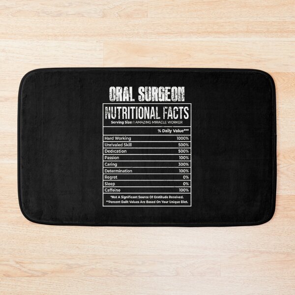 Item preview, Oral Surgeon Nutritional Facts Label Humorous Gift designed and sold by veaterkothe.