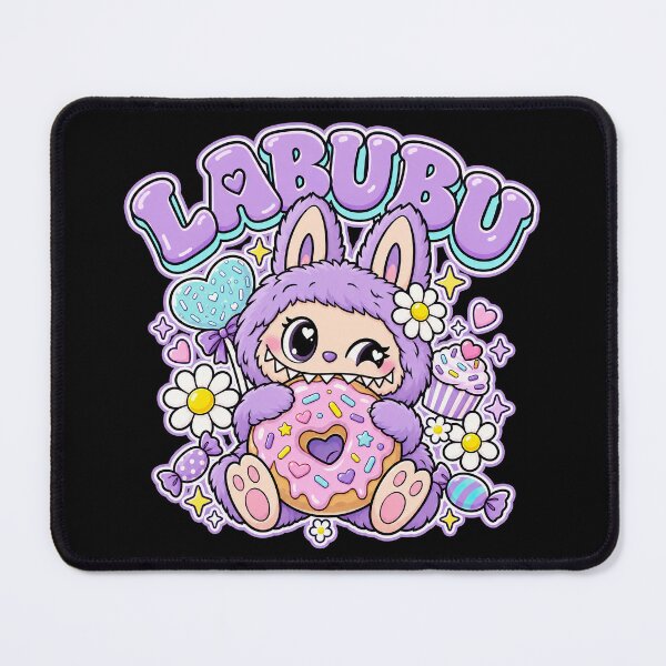 Item preview, Labubu THE MONSTER, Cute Purple Labubu Kawaii Monster Aesthetic designed and sold by graphic-genie.
