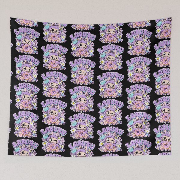 Item preview, Labubu THE MONSTER, Cute Purple Labubu Kawaii Monster Aesthetic designed and sold by graphic-genie.