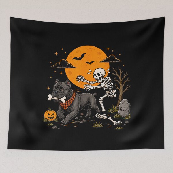 Item preview, Halloween Dog Skeleton Funny Cane Corso Men Women designed and sold by DaphoLatara.