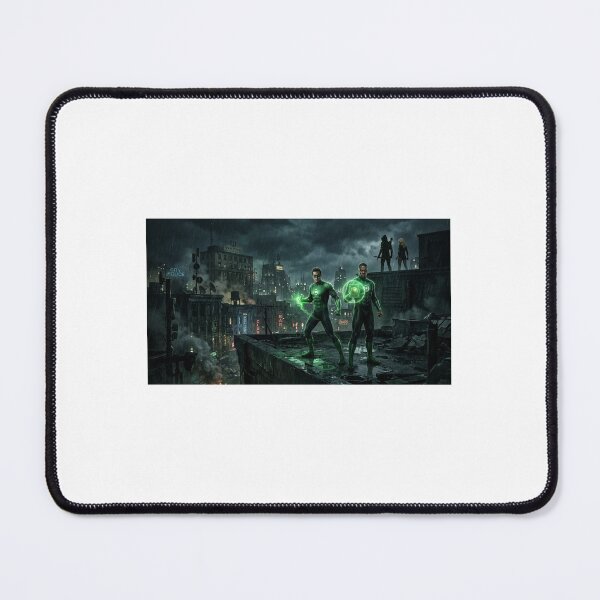 Item preview, Green Gotham Cityscape designed and sold by deafhoops1.