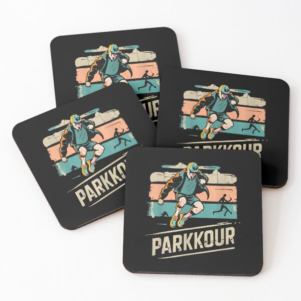 Item preview, Parkour Jump Action Retro Graphic designed and sold by lupfergklipir.